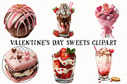 Valentine's Day Sweets Clipart, an Illustration by OK Design (Thumbnail 2 of 6)