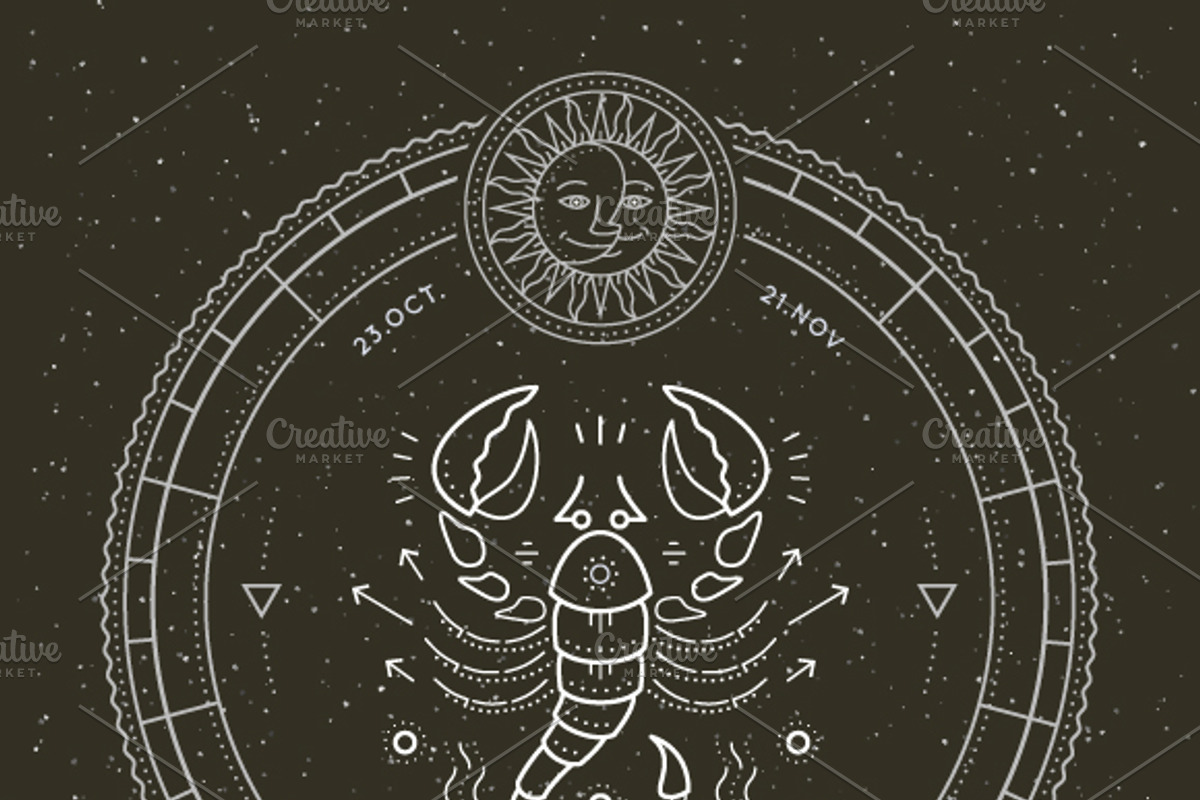♏ Scorpio Zodiac Symbol, an Object Graphic by painterr (Photo 2 of 2)