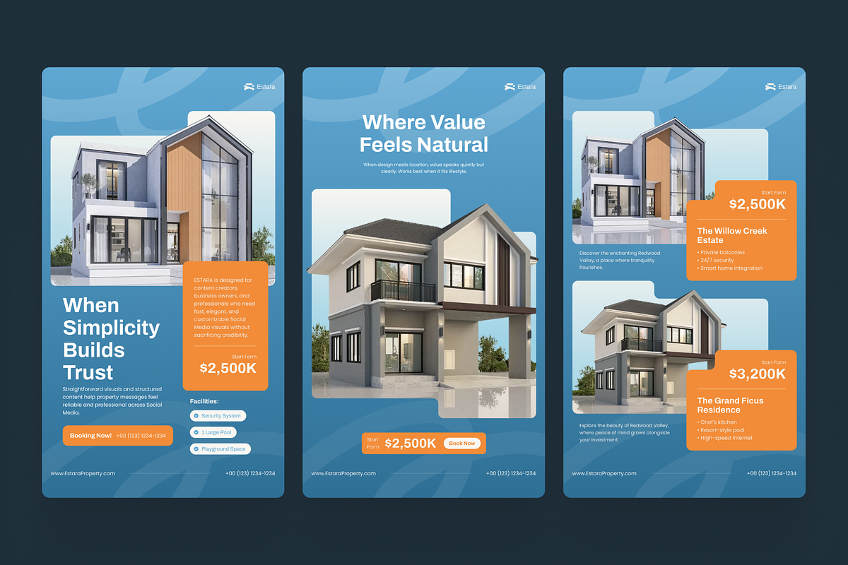 Estara - Real Estate Social Media, a Social Media Template by SLAB! Design (Photo 5 of 8)