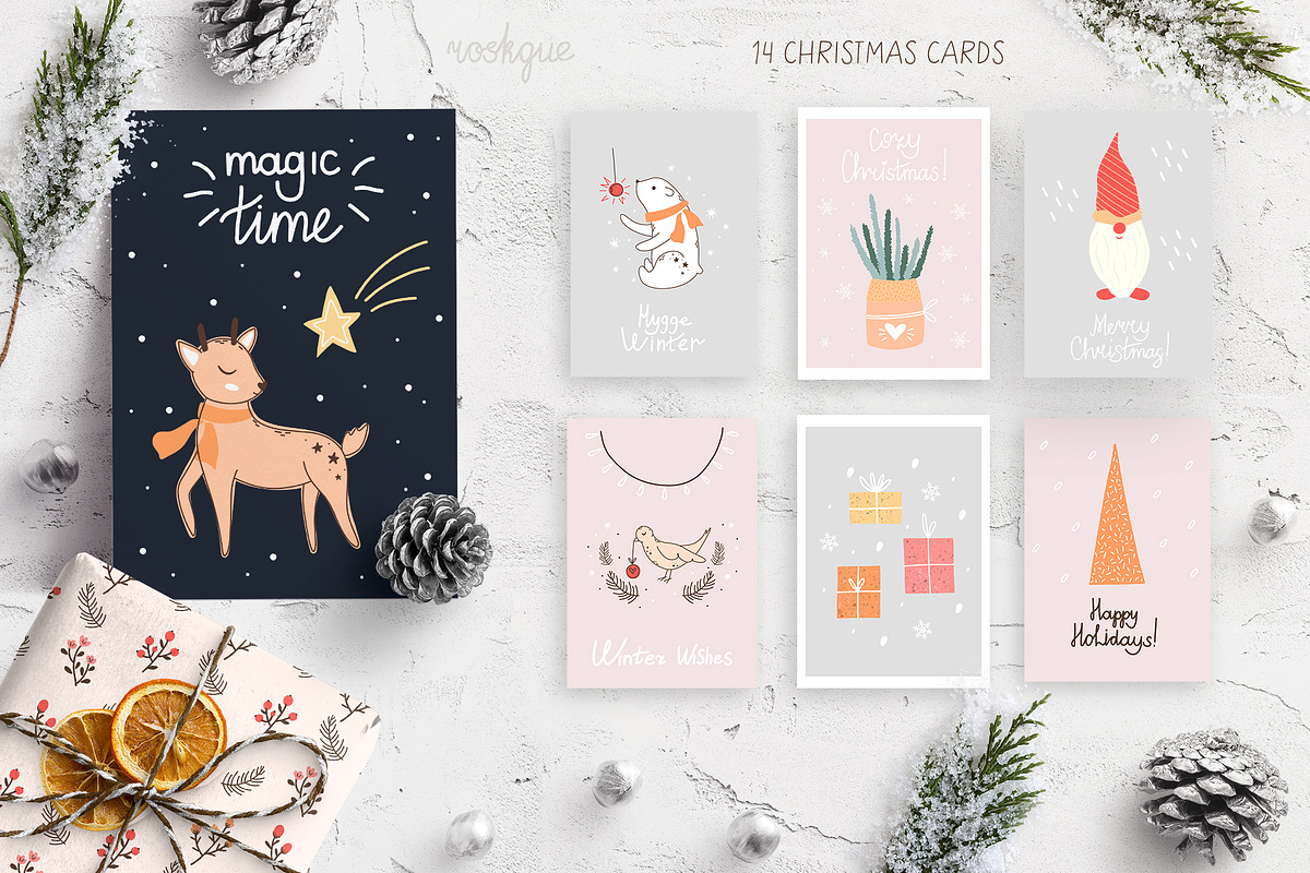 Magic Winter Bundle, a Seasonal Illustration by roskque (Photo 18 of 24)