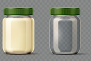 Realistic glass jar with mayonnaise, a Food Illustration by Vectorbuum (Thumbnail 2 of 3)
