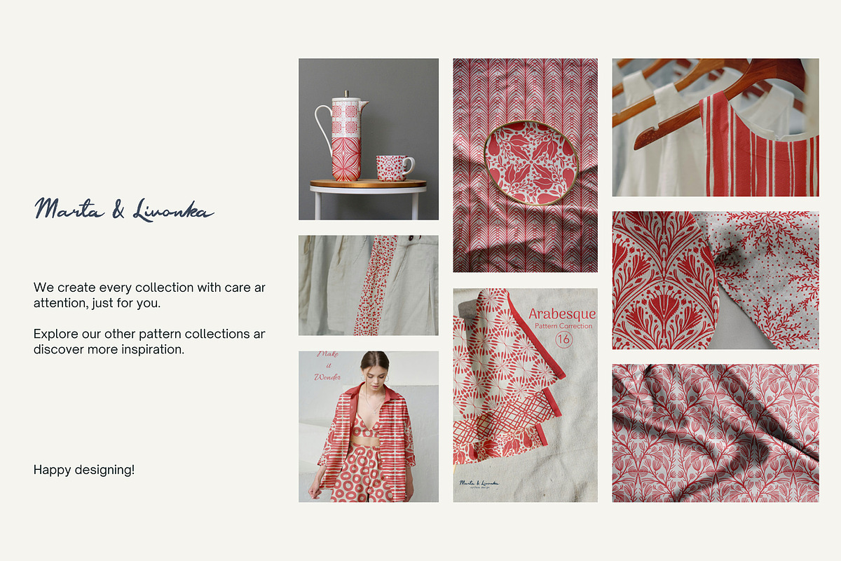 Modern Seamless Patterns Bandle, a Pattern Graphic by Marta & Livonka (Photo 16 of 16)