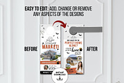 Real Estate Halloween Door Hanger, a Marketing Template by CreativeVinesStore (Thumbnail 4 of 5)