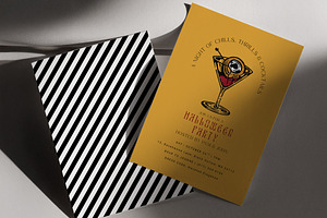 Halloween Canva Invitation - Temp 2, a Marketing Template by BloomToLife By Dona
