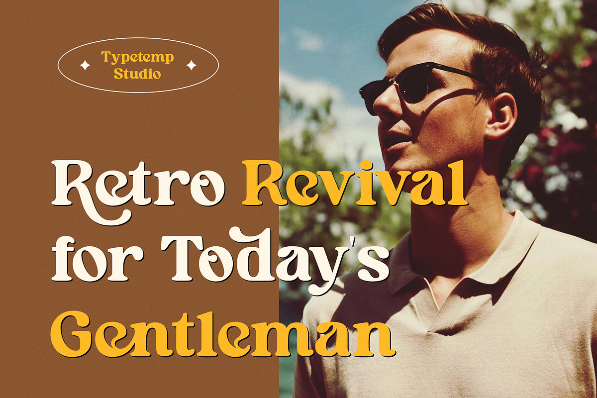 Maguen Modern Retro Display, a Sans Serif Font by Typetemp Studio (Photo 4 of 14)