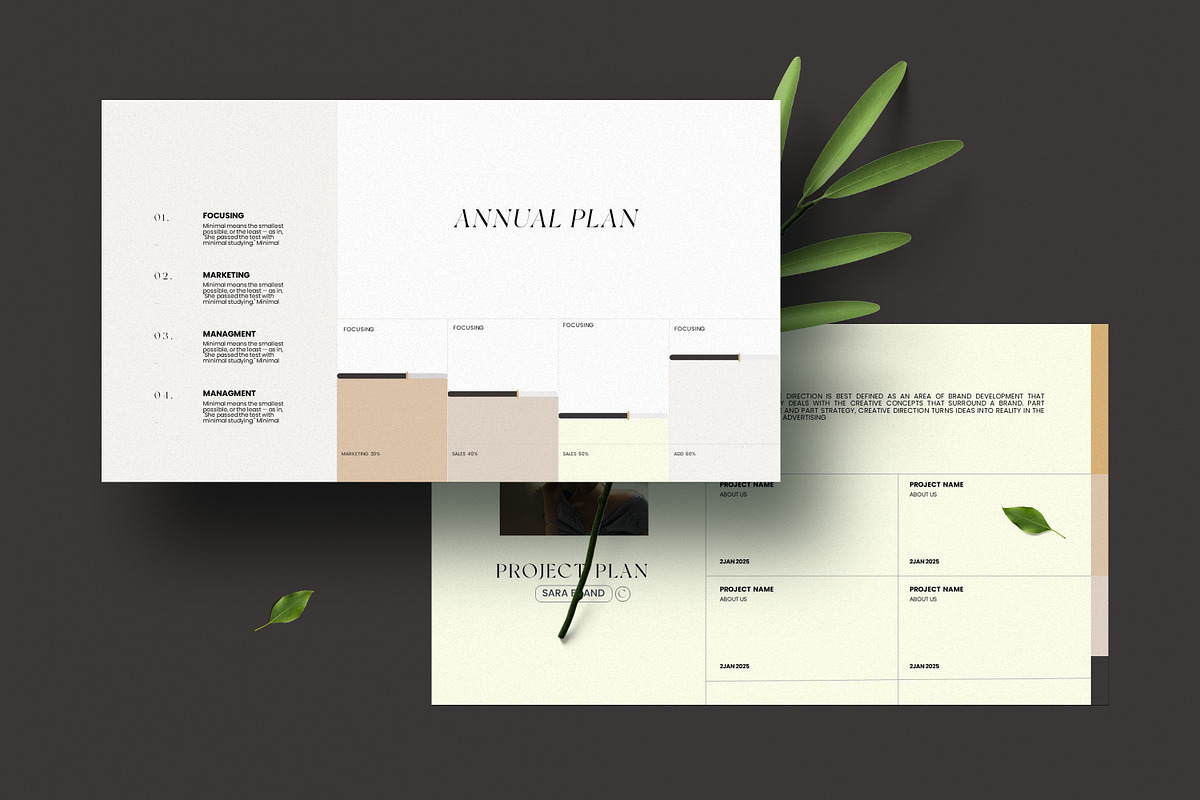 Minimal Presentation Template, a Presentation Template by Studio Industry (Photo 3 of 12)