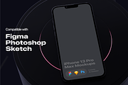 8 Custom mockups, an iPhone Mockup by 360 Mockups (Thumbnail 4 of 7)