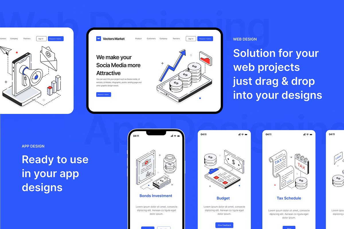 Animated Growth Icons, an Outline Icon by Vectors Market (Photo 4 of 7)
