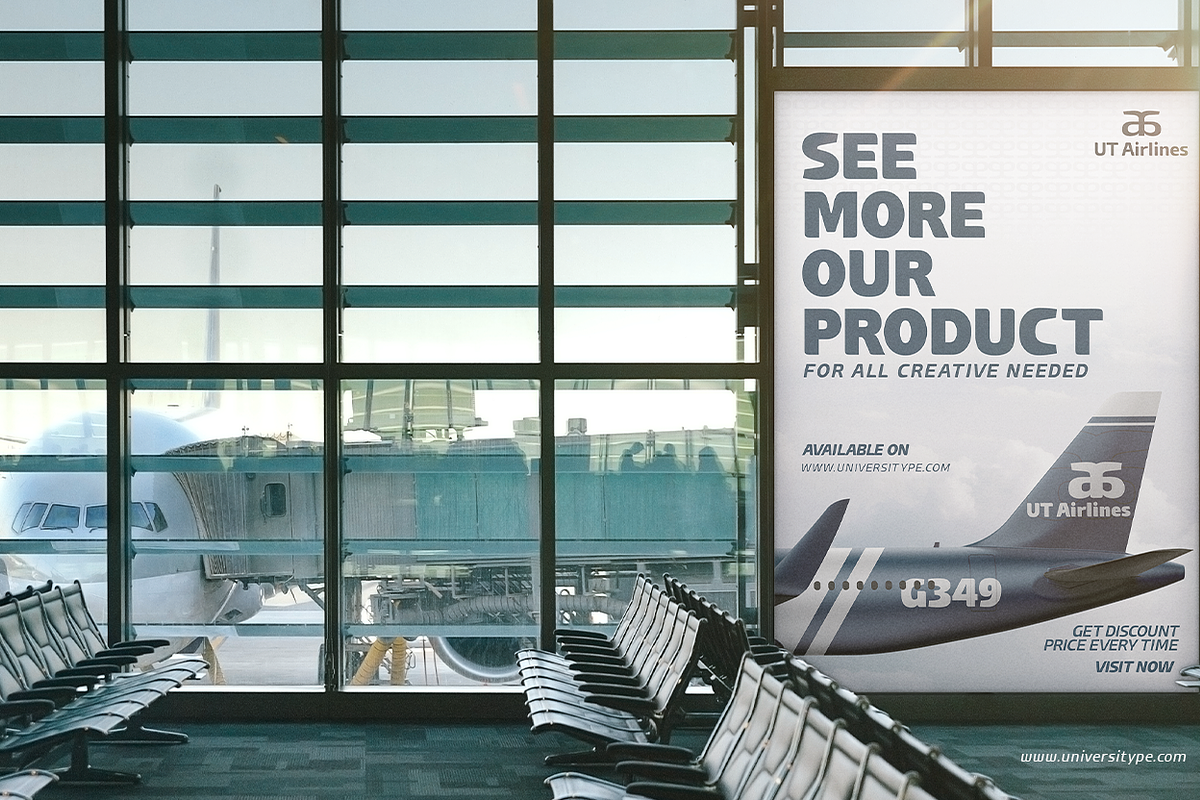 UT Airlines - Humanist Sans Serif, a Sans Serif Font by Universitype (Photo 11 of 12)