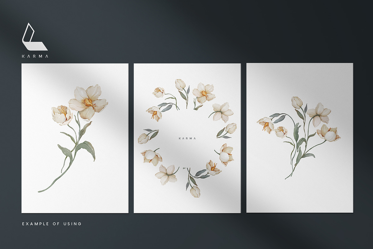4-in-1 Floral Pattern Bundle, a Pattern Graphic by Karma (Photo 12 of 43)