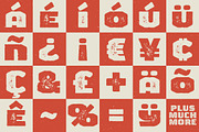 Big News I & II Font, a Sans Serif Font by Sirmon Stuff (Thumbnail 6 of 6)