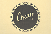 Badge Elements - Chain Set, an Object Graphic by Bearded Creative (Thumbnail 2 of 4)