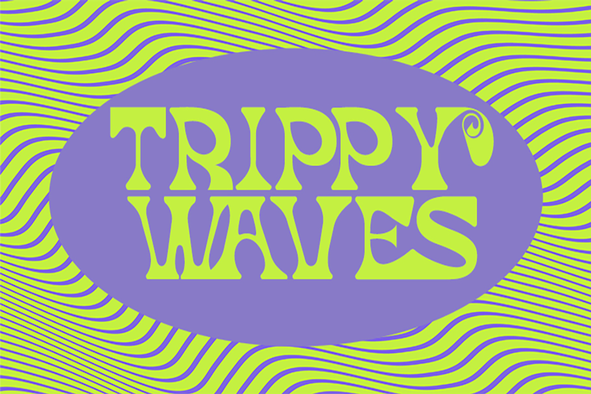 TRIPPY WAVES, a Texture Graphic by CULTVISION (Photo 1 of 5)