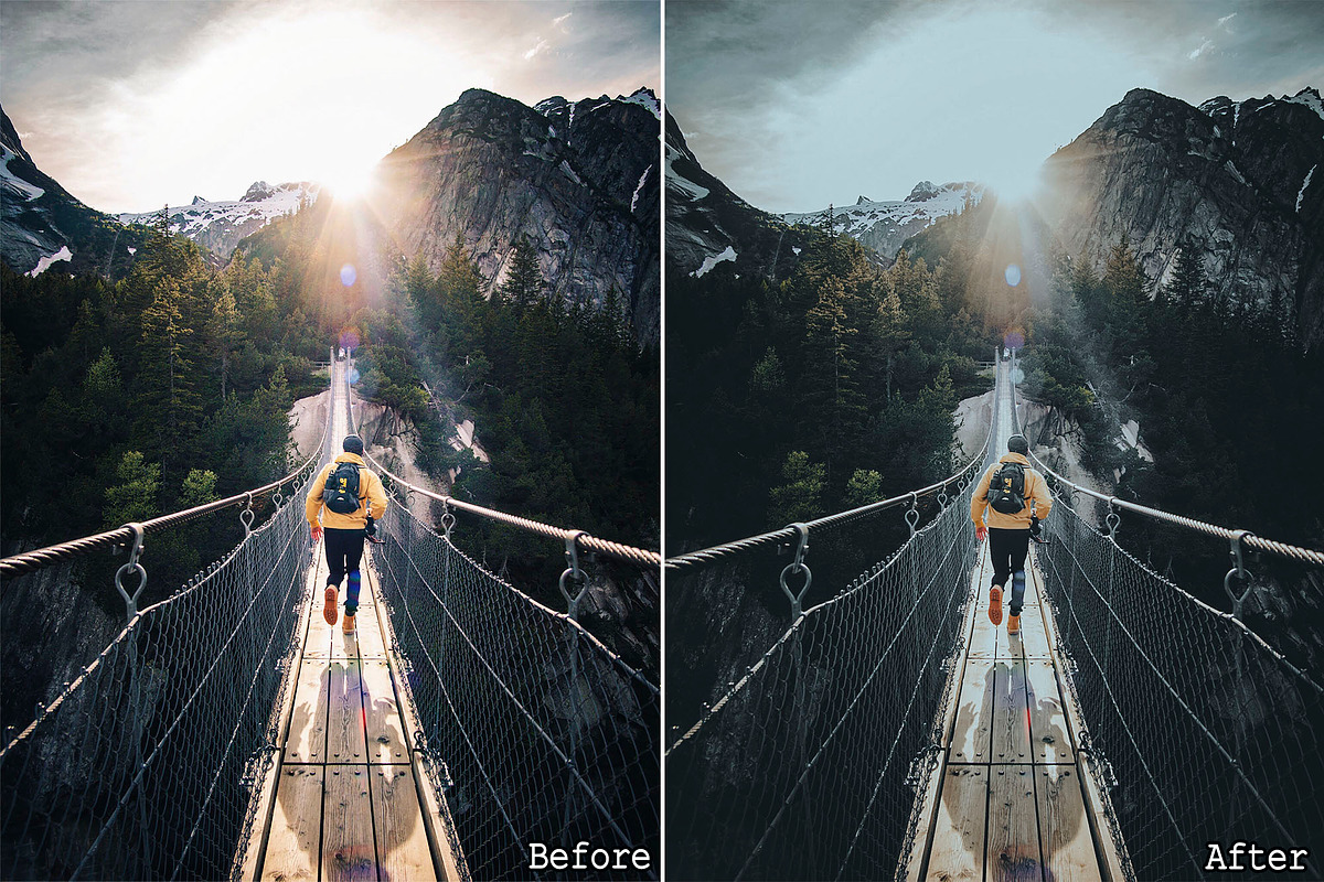 11 Cinematic Blues Lightroom presets, a Preset Add-On by Presets by Yevhen (Photo 7 of 10)
