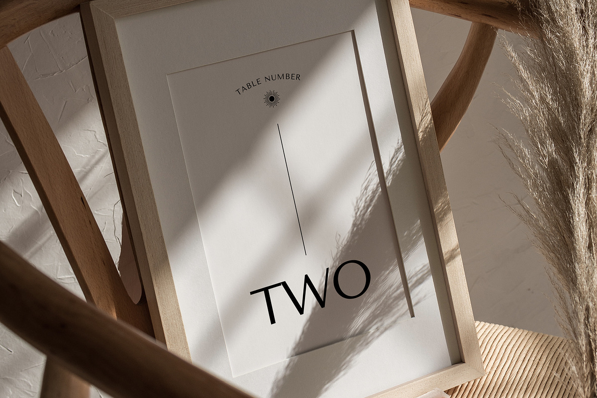 Modern Boho Wedding Bundle CANVA, an Invitation Template by StudioVonBraitenberg (Photo 6 of 13)