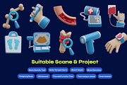 Medical Checkup 3D Icon Pack, an Environmental 3D Model by orenjidesign (Thumbnail 6 of 8)