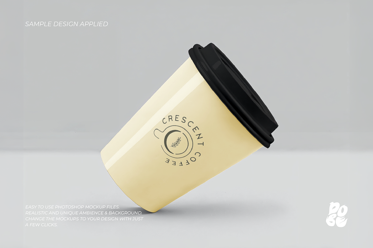 Coffee Cup Mockup Set - Vol 2, a Packaging Mockup by DOBE Studio (Photo 4 of 5)