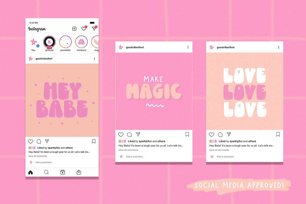 Good Vibes | Retro Font, a Font by KA Designs (Photo 5 of 7)