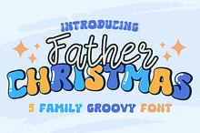 Father Christmas is a groovy font