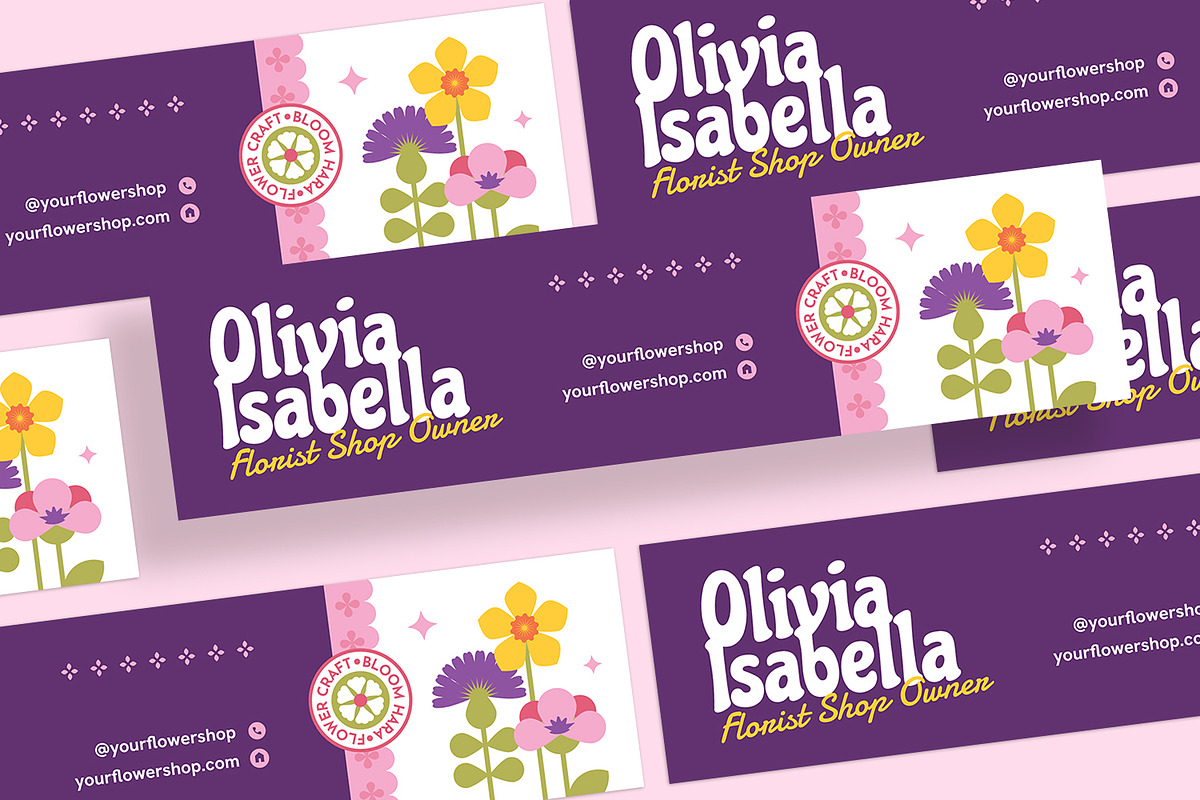 Bloomhara - Linkedin Banner, a Social Media Template by Fannan Studio (Photo 3 of 3)