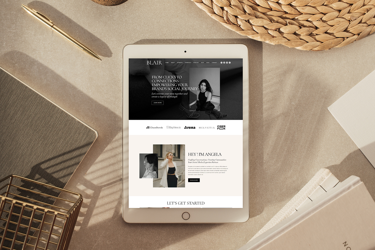 Luxury Wix Website Template, a Wix Template by AdvertFox (Photo 8 of 10)