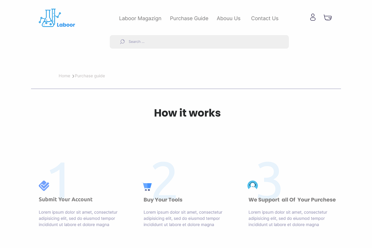 Laboratory store, a Websites & App Template by Behzad Behnami (Photo 5 of 5)