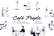Café People – Hand-Drawn Coffee Shop, a Person Illustration by Invisual Studio (Thumbnail 14 of 14)