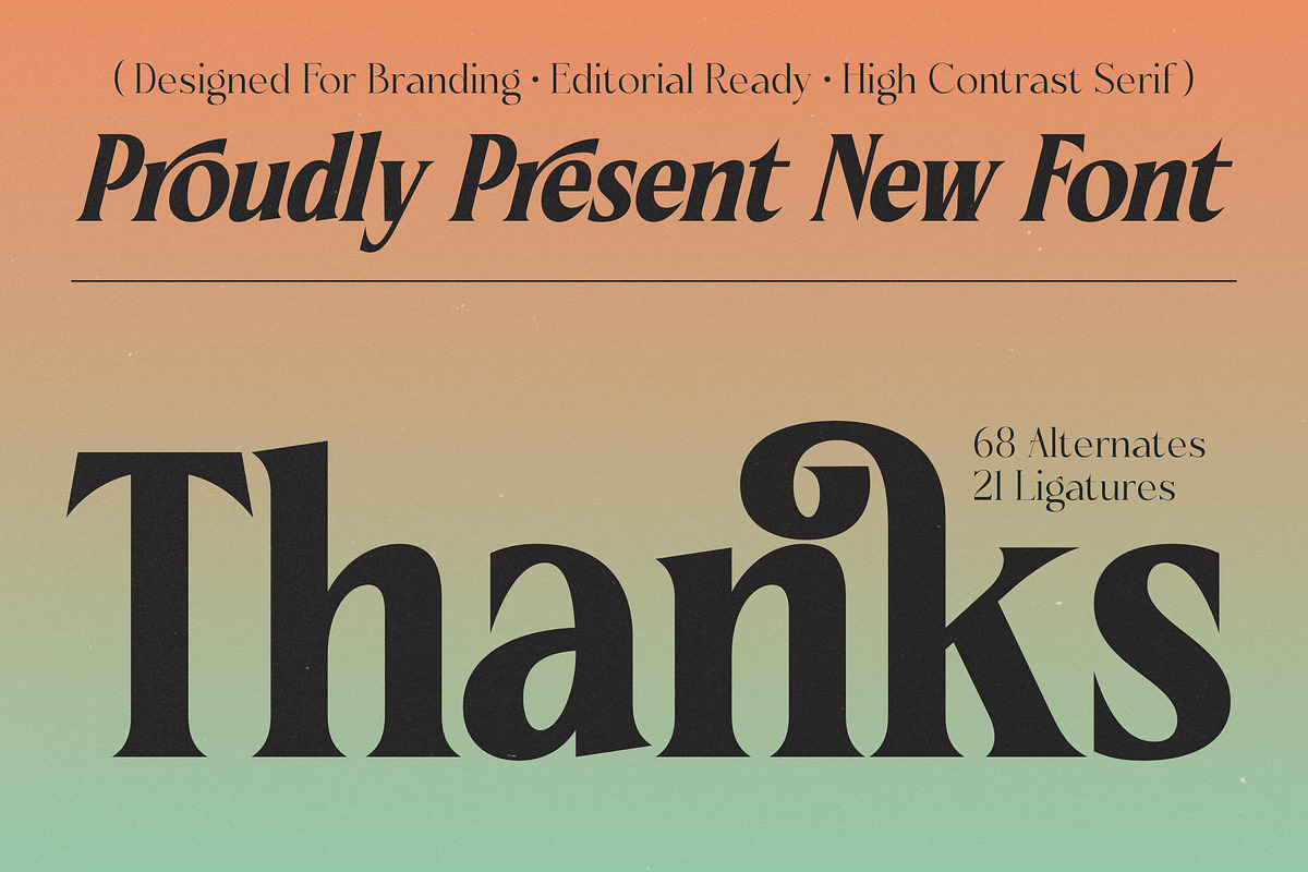 Ceganf Modern High Contrast Serif, a Serif Font by timelesstype.co (Photo 20 of 20)