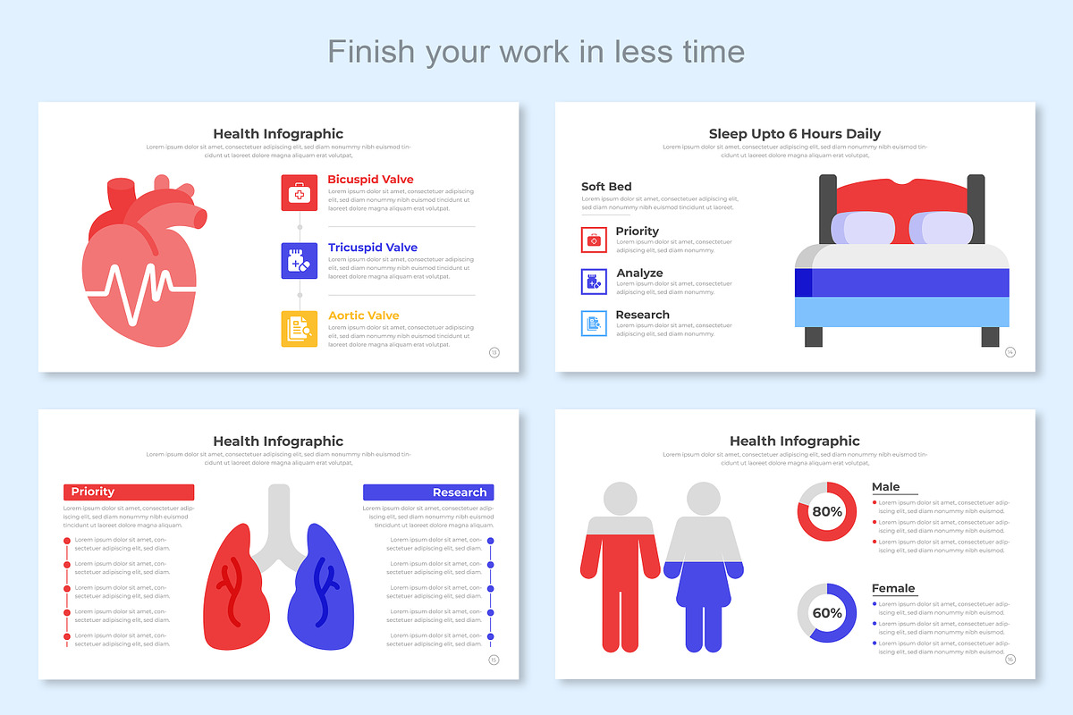 Health Infographic, a Presentation Template by Mighty-Slide (Photo 5 of 7)