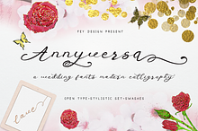 Anniversa - Wedding Font