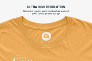 Bella 3650 Short Sleeve Tee Mockups, a Shirt Mockup by GraphicHero (Thumbnail 8 of 9)
