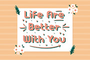 Weloved - Lovely Handwritten Font, a Handwritten Font by Typefactoryco (Thumbnail 5 of 8)