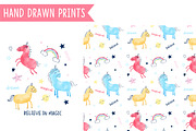 Watercolor Unicorn, an Animal Illustration by Black_sun (Thumbnail 1 of 3)