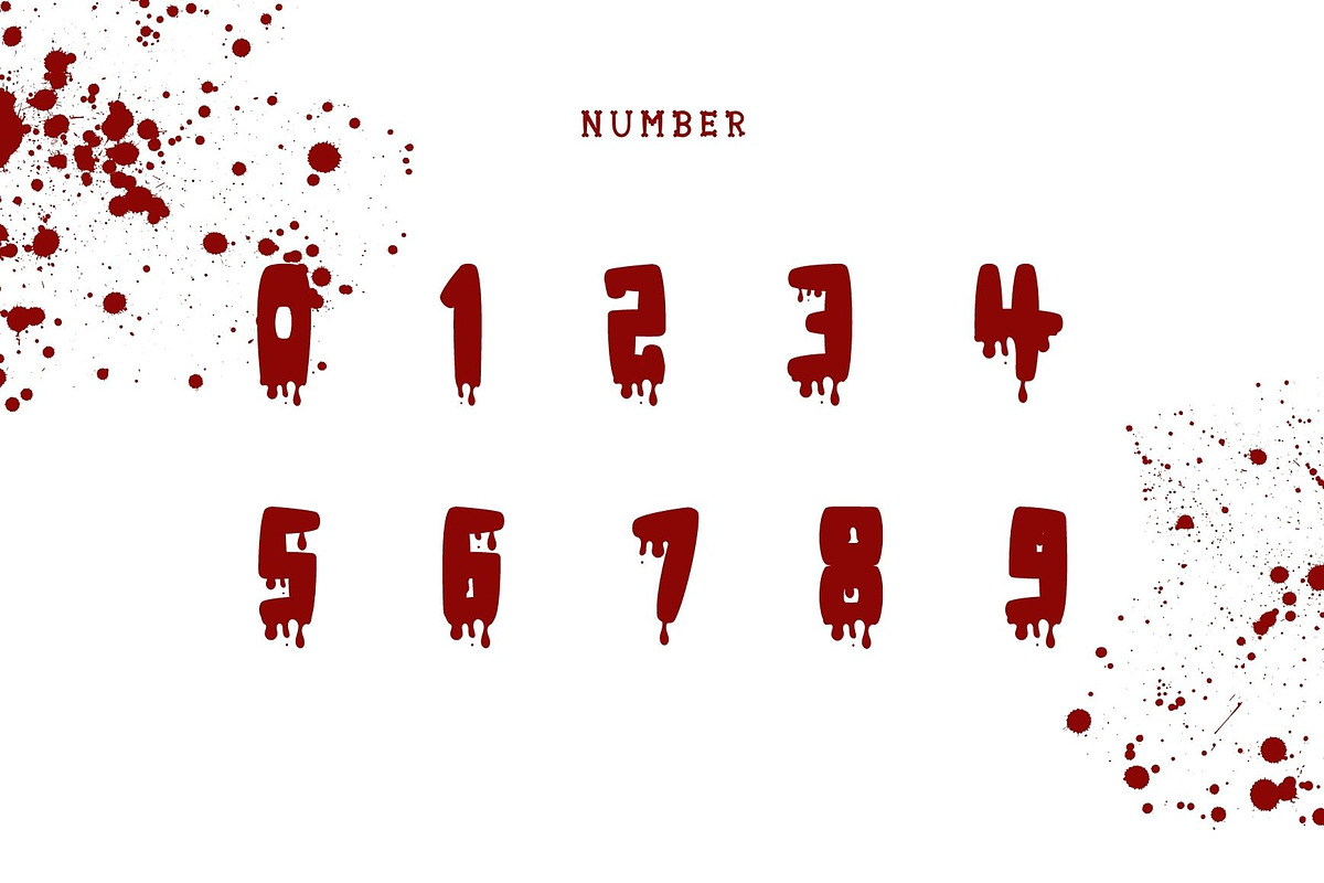 Blood - Decorative font, a Sans Serif Font by Brown Cupple (Photo 4 of 8)