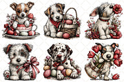 Whimsical Easter Dog Clipart, an Illustration by Black Bird Studio (Thumbnail 4 of 5)