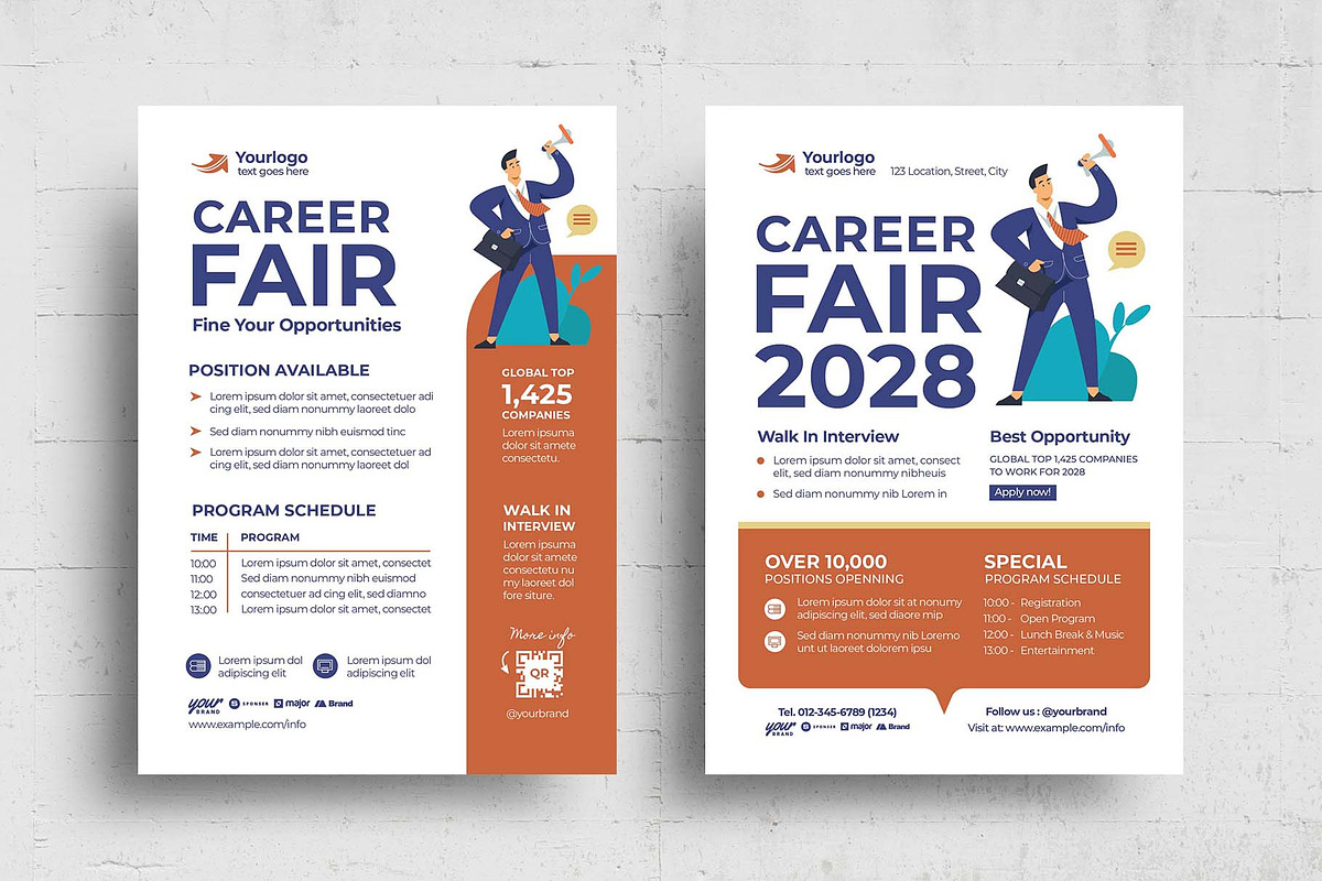 Job Fair Recruitment Flyer Template, a Flyer Template by BrandPacks (Photo 5 of 5)