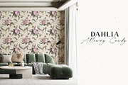 Watercolor Dahlia Floral Elements, a Decorative Illustration by Damian Roh (Thumbnail 7 of 12)
