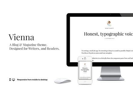 Vienna Typography Wordpress Theme