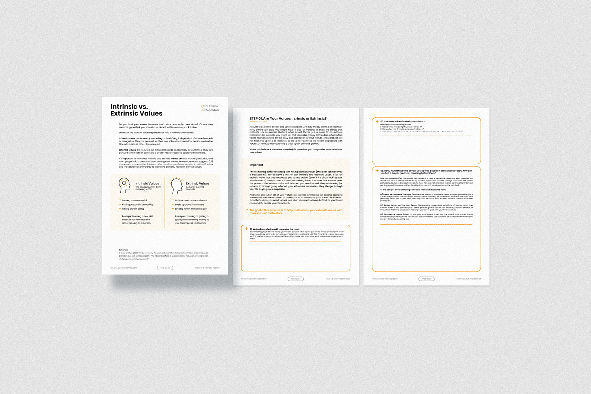 Finding Meaning & Purpose Toolkit, a Templates & Theme by AndrewPixel (Photo 7 of 14)