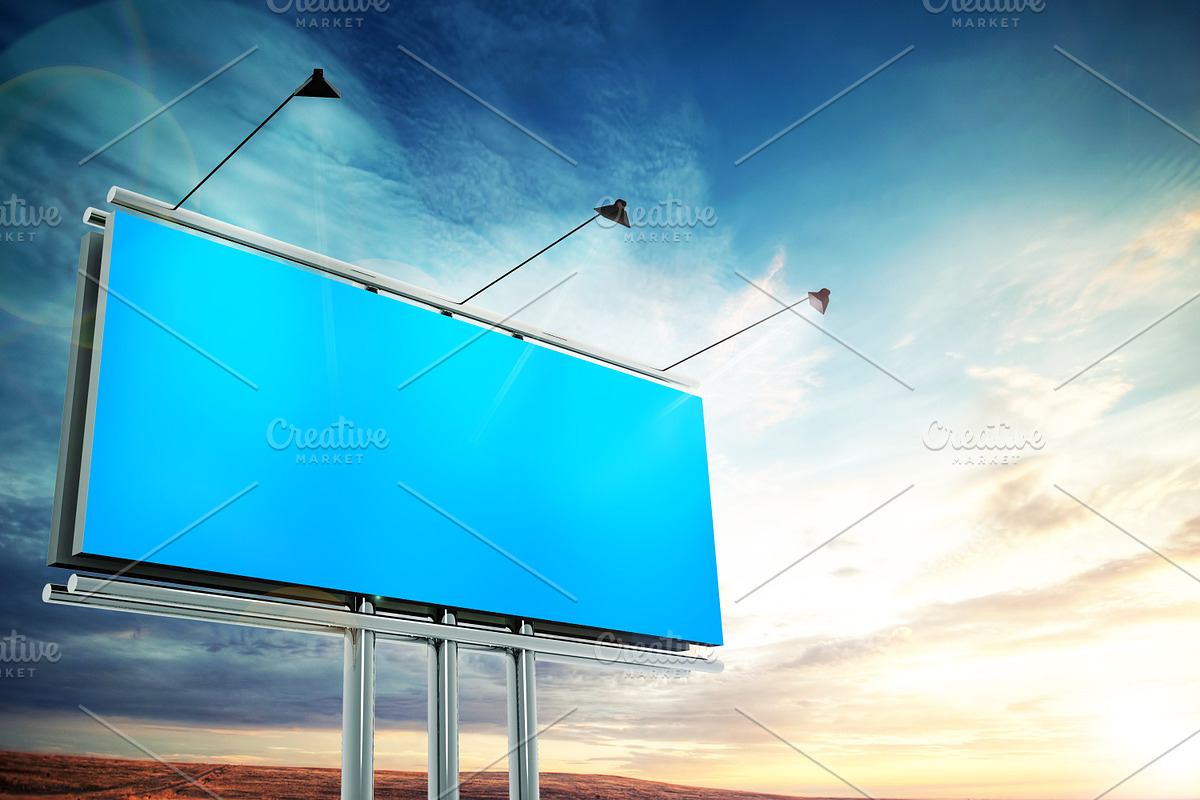 Billboard Mockup, an Advertising Mockup by CREATIVE DUDE (Photo 1 of 6)
