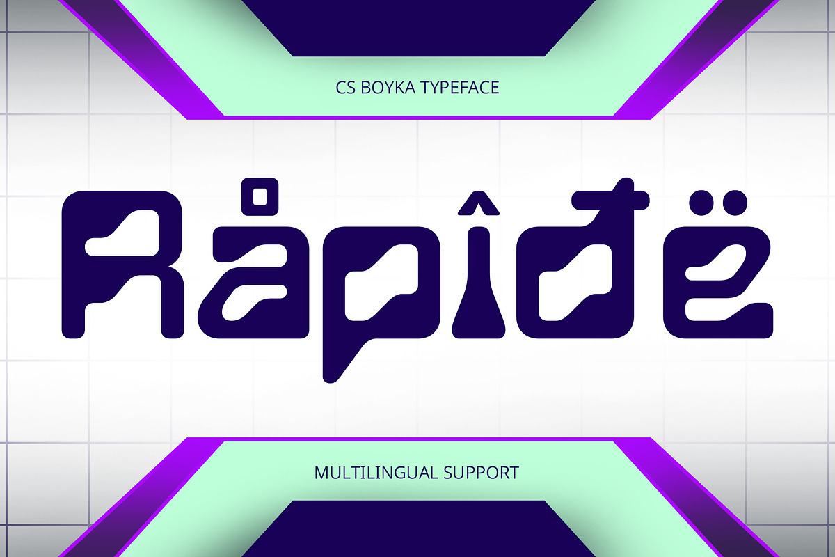 CS Boyka – Techno Font, a Sans Serif Font by Craft Supply Co. (Photo 7 of 8)