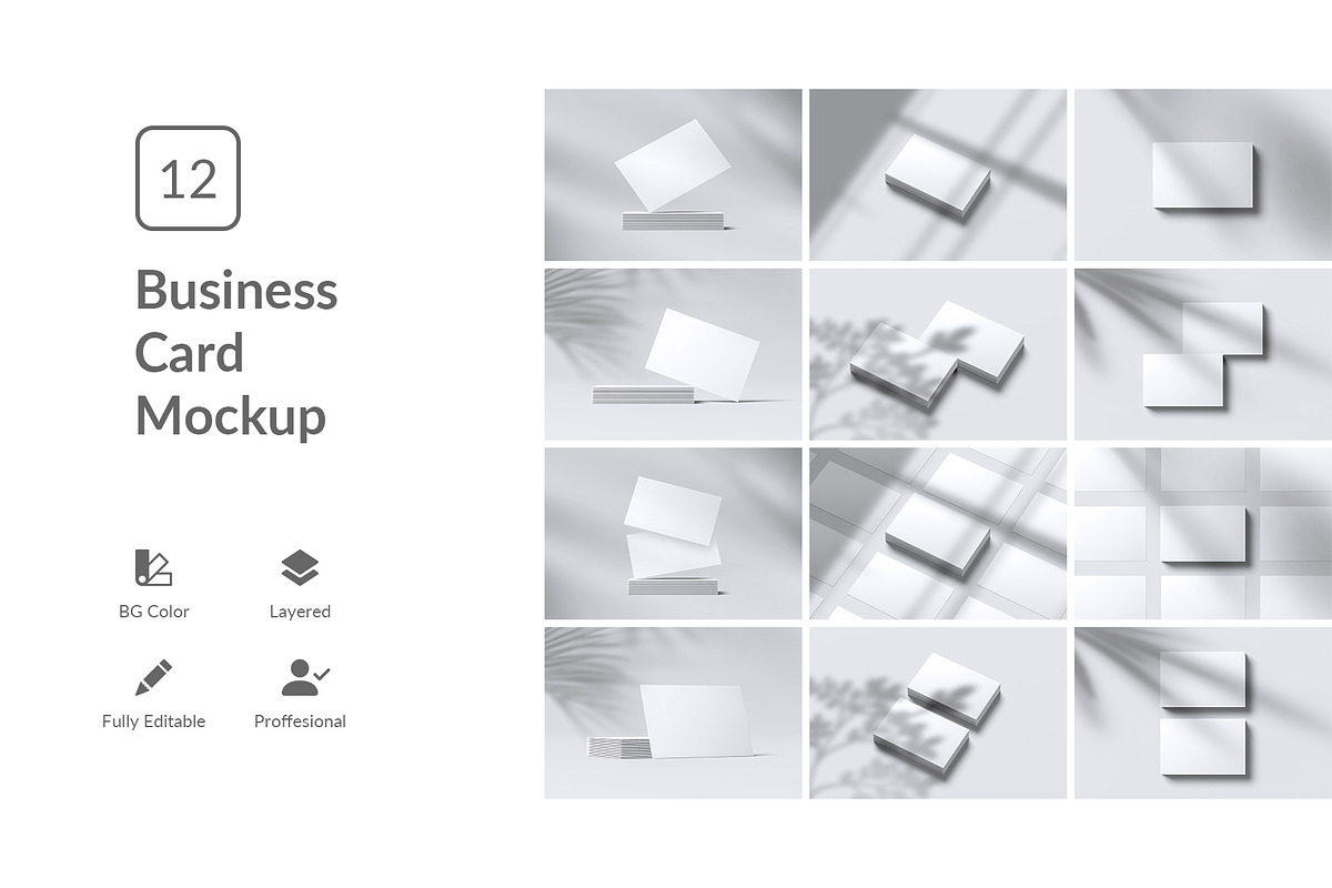 Business Card Mockup, an Advertising Mockup by Mockup Supper (Photo 2 of 15)