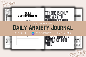 Daily Anxiety Journal KDP Interior