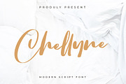 Chellyne - Modern Script Font, a Script Font by StringLabs (Thumbnail 1 of 6)