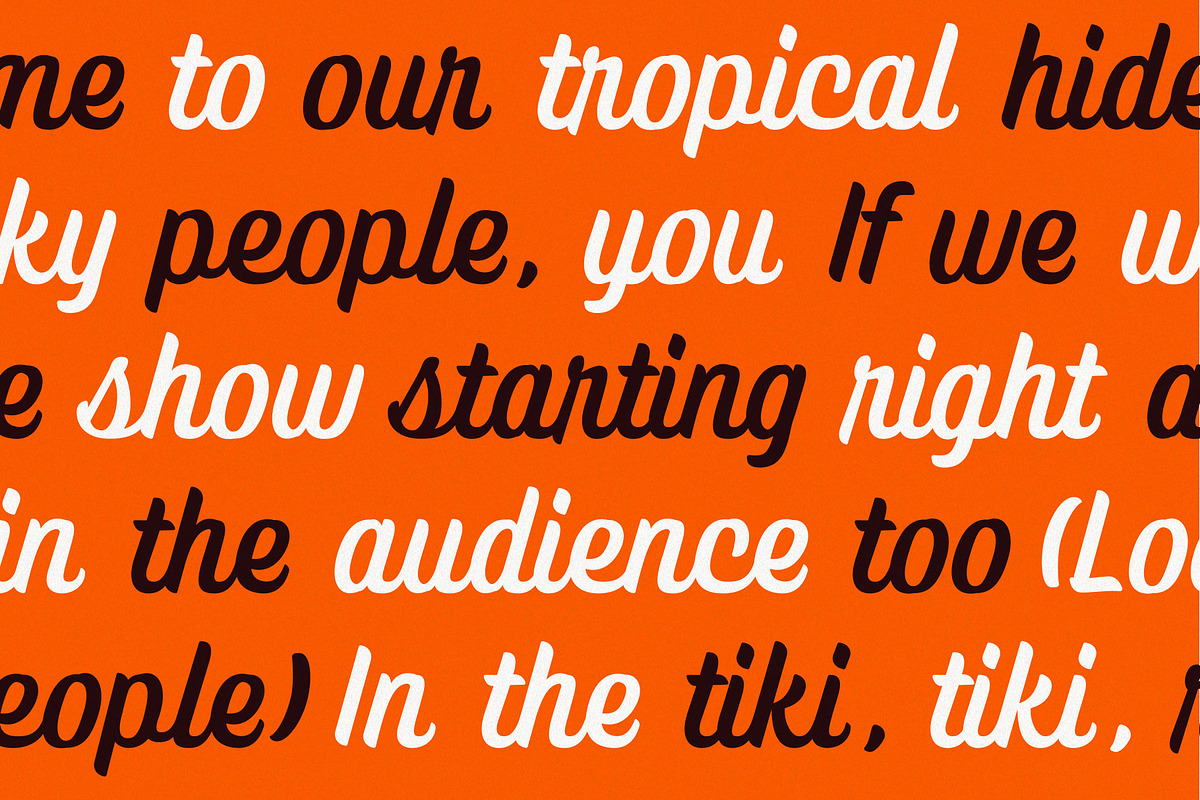 Tropika Island Font Family preview 6
