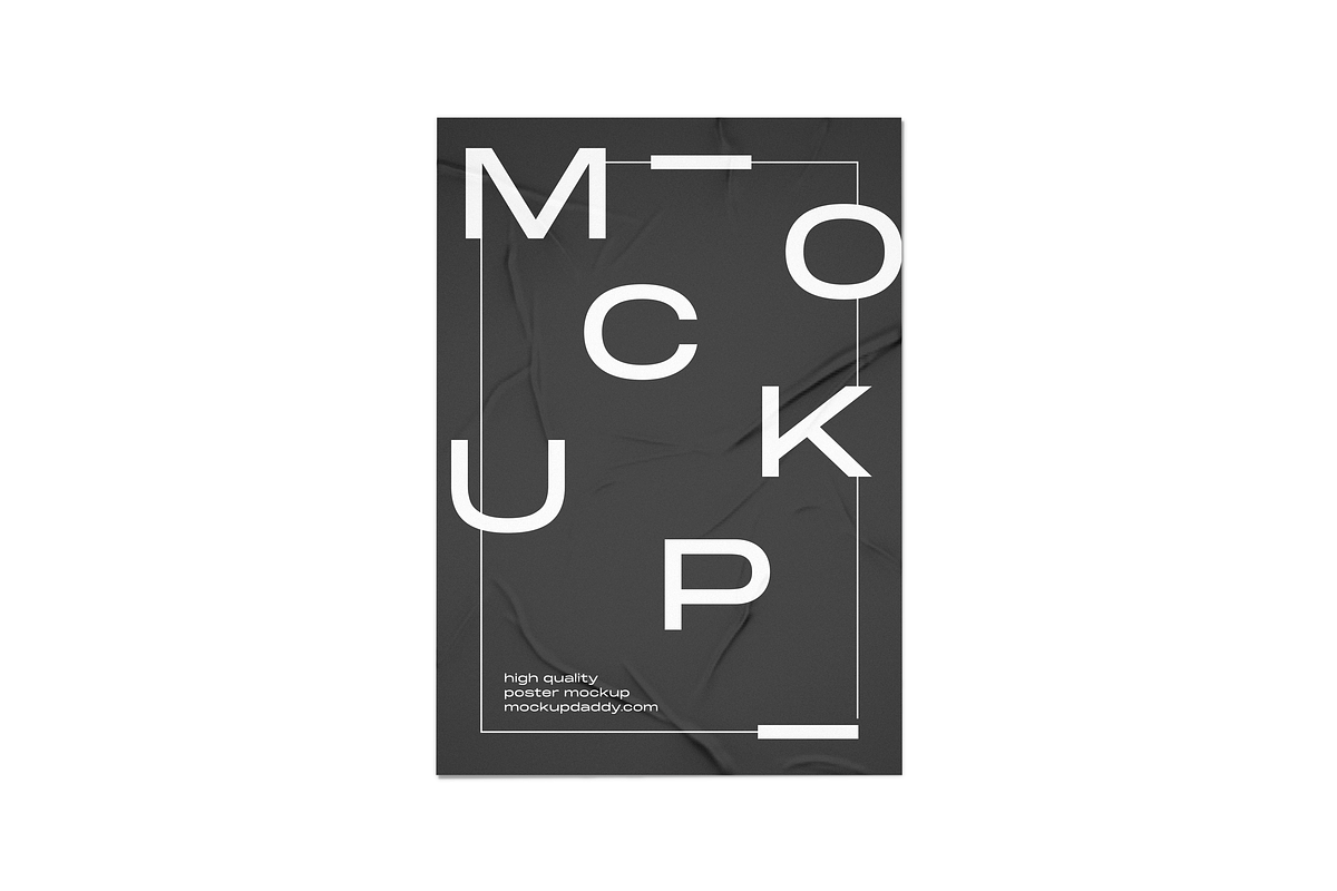 Glued Poster Mockup, a Mockup by Mockupdaddy (Photo 13 of 21)