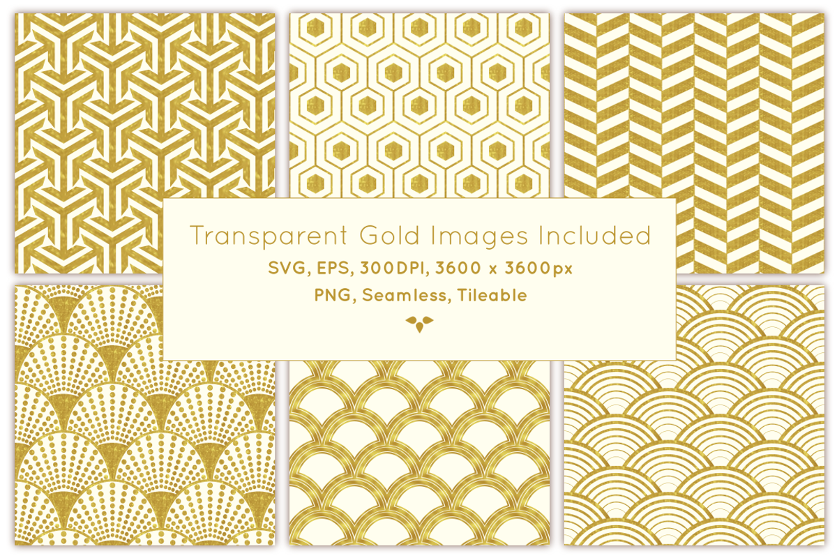 Classic Art Deco Patterns, a Pattern Graphic by HMJS Designs (Photo 6 of 6)