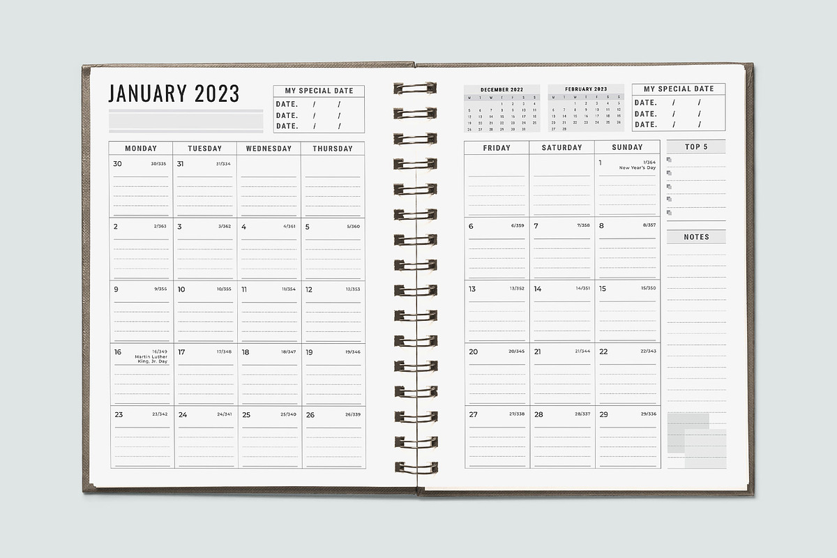 Ultimate Planner Bundle 2023-2024, a Stationery Template by ROJI CREATOR (Photo 5 of 9)