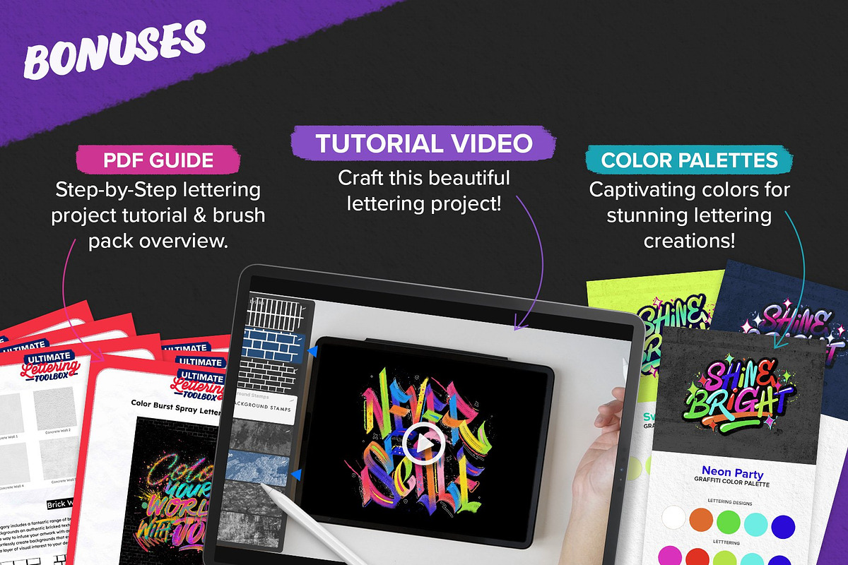 Graffiti Lettering Brush Toolbox, a Brush Add-On by Nico-Ng (Photo 17 of 20)
