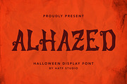 Alhazed, a Blackletter Font by HATFSTUDIO (Thumbnail 1 of 8)